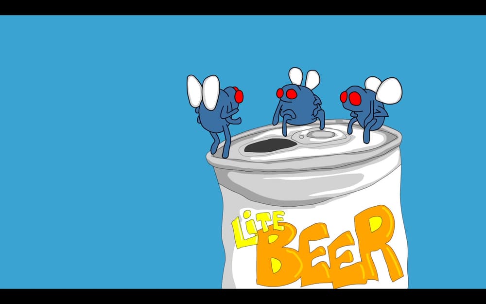 Скриншот: Joe Cartoon - 3 Drunk Flies