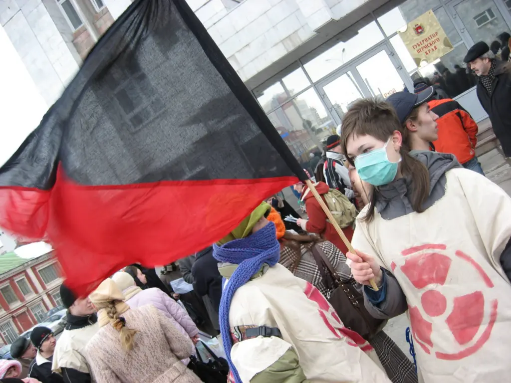 Митинг АЭС против возможного строительства атомной станции в Пермском крае, 2006 год